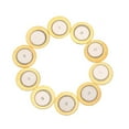 thumbnail image 4 of FRCOLOR 10 PCS 35mm Diameter Piezo Discs Piezoelectric Copper Ceramic Buzzer Film Gasket for Instrument Acoustic Guitars Pickups, 4 of 8