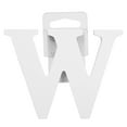 thumbnail image 5 of (3 pack) Cousin DIY 3" White Wood Letter W, 5 of 9