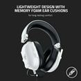 thumbnail image 6 of Razer BlackShark V2 X Wired Esports Multi-platform Headset, 3.5mm, White, 6 of 13
