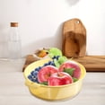 thumbnail image 3 of Double Layer Vegetable Washing Basket, Transparent Kitchen Draining Basket, Multi-Purpose Food Prep & Cleaning, Space-Saving Design, Practical Kitchen Sink Organizer for Vegetables & Fruits, 3 of 5