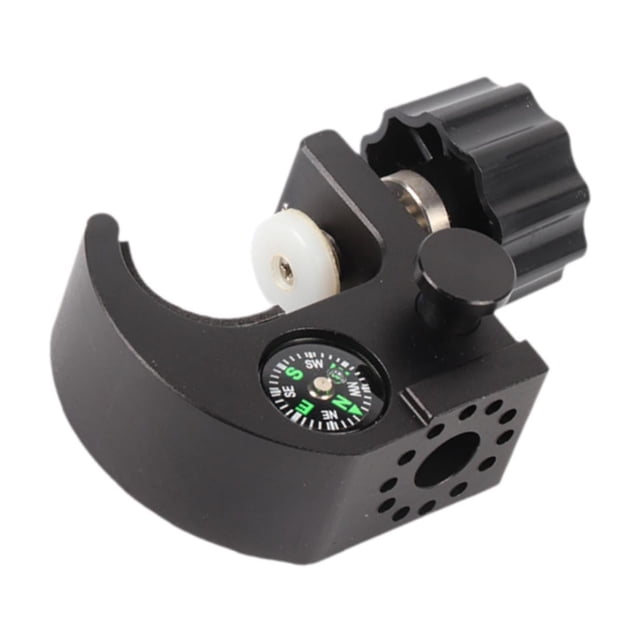 Bunblic Rtk Pole Clamp Data Collector Clamp with Compass for Survey Equipment Rtk Measurements Land Survey Aluminum TC 2