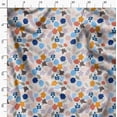 thumbnail image 3 of Soimoi Japan Crepe Satin Orange Fabric By the Yard - 54 Inch Wide - Watercolor Flower Floral Print Material - Artistic and Vibrant Patterns for Fashion and Crafts Printed Fabric, 3 of 6