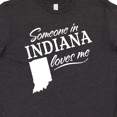 thumbnail image 4 of Inktastic Someone in Indiana Loves Me Youth T-Shirt, 4 of 5