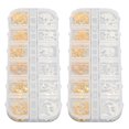 thumbnail image 1 of Nail Art Pendant, Nail Chain Safe Wearing Multi Shapes Portable Box Storage  For Manicure School For Salon, 1 of 8