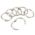 thumbnail image 1 of Unique Bargains Loose Leaf Rings Binder Ring Steel, Silver, 36 Count, 1 of 5