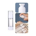 Airplane Travel Essentials, Airless Pump Press Bottle Empty Plastic
