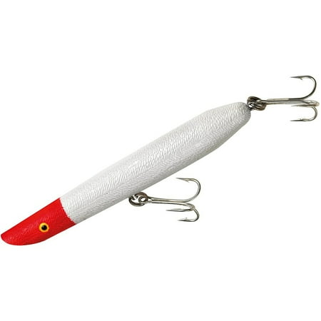 UPC: 0020495005670 | Cotton Cordell Pencil Popper Topwater Pearl Red Head 6 1 oz.