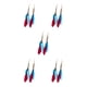 thumbnail image 1 of Qarigey 2 uds pendientes cadena bohemio borla pendiente largo Retro pantalla ocio Casual joyería accesorios elegante para mujer Type2 NO2, 1 of 6