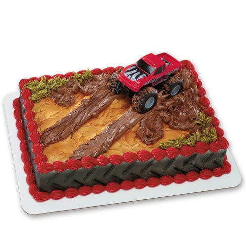 Fire Truck Cake Decoration Set - Walmart.com