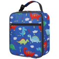 thumbnail image 4 of Kids Lunch box Insulated Soft Bag Mini Cooler Back to School Thermal Meal Tote Kit for Girls  Boys  Sharks, 4 of 9