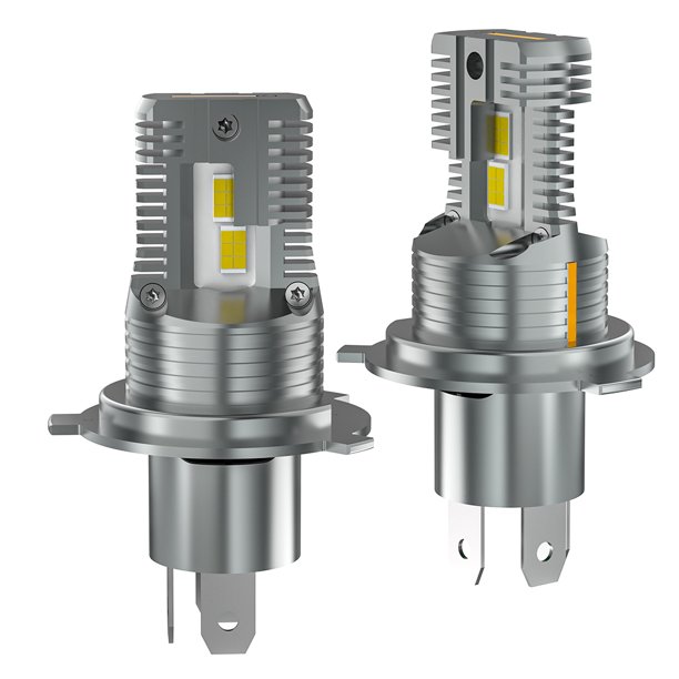 Faro LED para Coche Bombillas Faros 2 Piezas IP68 Impermeable H4 6000 K