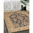 thumbnail image 2 of Ahgly Company Indoor Square Traditional Dark Sienna Brown Persian Area Rugs, 5' Square, 2 of 6