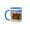 Blue/White, variant on 3drose, Dachshunds on Boulders, 11oz Mug