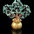 thumbnail image 1 of Piedras de árbol de cristal natural Piedras de fortuna Feng Shui Alambre Adorno de pecho Oficina en hogar base de Yotijar Árbol del dinero, 1 of 9