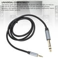 thumbnail image 4 of Cable de Altavoz, Conector de Oro de 24K Dorado Durabilidad Larga de 3.5 mm A 6.35 mm Cable EstéREO de Sonido Transparente Para Dispositivos de Cine en Casa para, 4 of 7