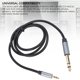 thumbnail image 4 of Cable Estéreo de 3.5 mm A 6.35 mm, Enchufe y Juego de Altavoces Transferencia Sin Pérdida de Cable de 24K Conector Chapado de Oro para Guitarras para Dispositivos de Cine en Casa, 4 of 7