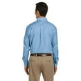 thumbnail image 2 of The Harriton Mens Long Sleeve Oxford Shirt with Stain-Release - LIGHT BLUE - XS, 2 of 2