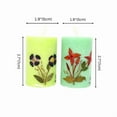 thumbnail image 2 of Lemongrass & Ylang-Ylang Soy Wax Pillar Candle Duo - Organic Essential Oils, 2 of 4