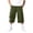 Army Green, variant on Mens Cargo Capri Pants Big and Tall Elastic Waist Half Pants Loose Outdoor Pants Trendy Weekend Clothes