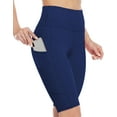 thumbnail image 3 of Women's Running Biker Shorts with Side Pockets High Waisted, 3 of 6