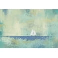 thumbnail image 2 of Wiens, James 18x13 White Modern Wood Framed Museum Art Print Titled - Sailboat Dream, 2 of 4