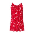 thumbnail image 5 of Mceream Robes d'Été Décontractées Sans Manches à Fleurs pour Femmes, Col Rond, Robe T-Shirt Ample Plissée devant, Robe de Plage Vacances Printemps 2026 Rouge TTG, 5 of 5