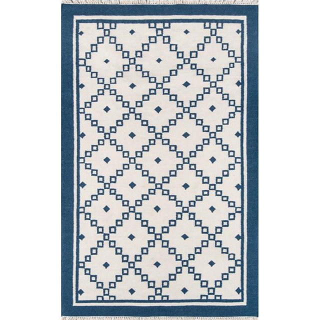 Erin Gates THOMPTHO-9NVY7696 7 ft. 6 in. x 9 ft. 6 in. Thompson-9 Hand Woven Rectangle Area Rug - Navy