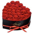 thumbnail image 1 of GLAMOUR BOUTIQUE Caja con Forma de Corazón de Flores Forever de 27 Piezas - Rosas Preservadas Rosas Inmortales que Duran un Año - Flores Preservadas de Rosas Eternas para Entrega Prime Día de la Madre, 1 of 9