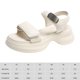 thumbnail image 2 of Sandalias Planas Cómodas Sandalias De Cuña De Suela Gruesa Sandalias De Playa De Verano para Mujer, 2 of 9