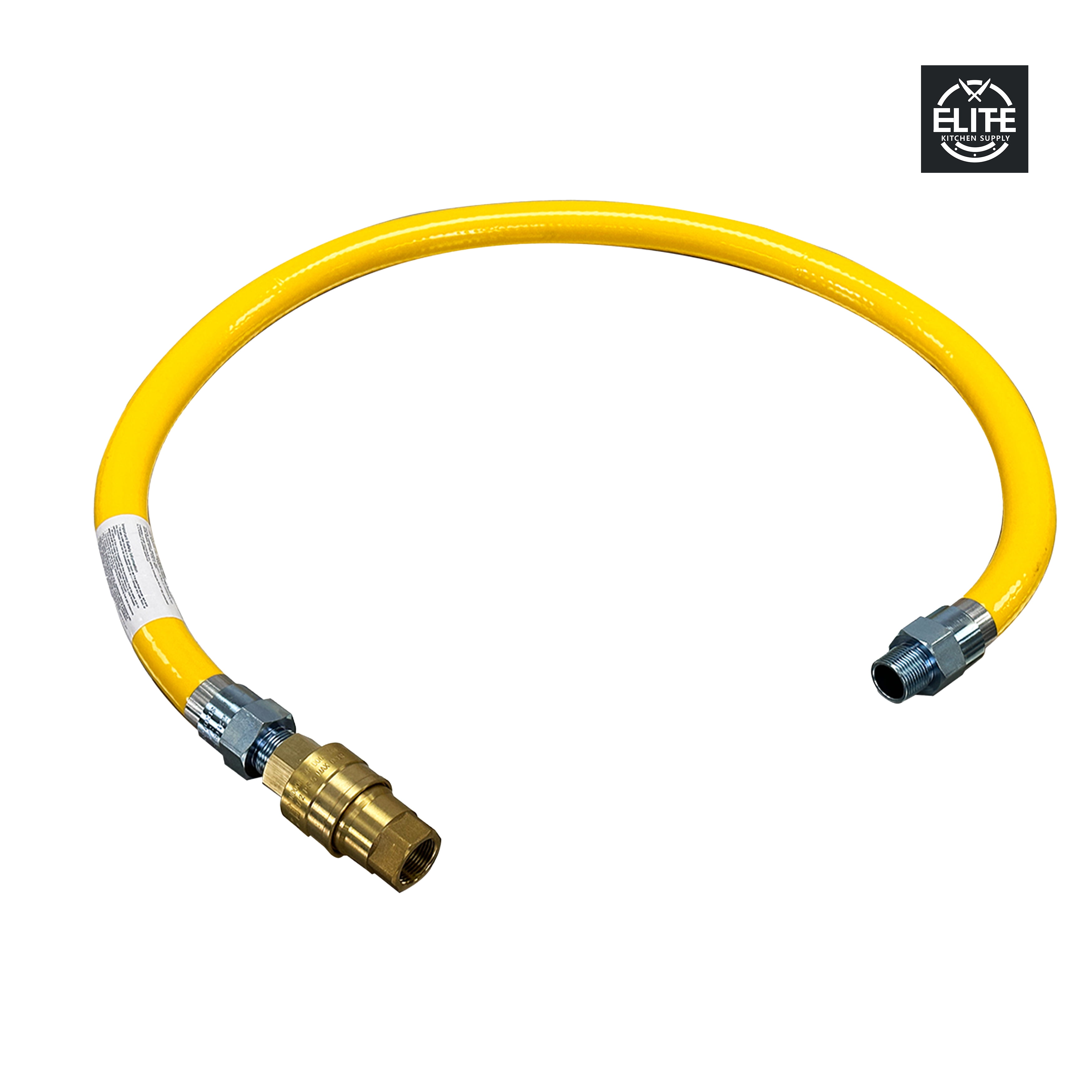 48 in. Gas Safety System Connection Kit, Gas Hose, For Cooker Lines