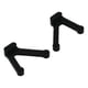 thumbnail image 3 of Soportes de torres de amortiguación 1/18, piezas de repuesto para bricolaje, montaje de amortiguación de aleación de aluminio 4 negro, 3 of 4