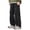 P-Black, variant on Men Pant Wide Leg Outdoor Cargo Pants Water Windproof Loose Fit Mid Waist Jogger Hiking Travel Sports Trousers Mid Waist Jogger Trousers Soft Wear L Purple