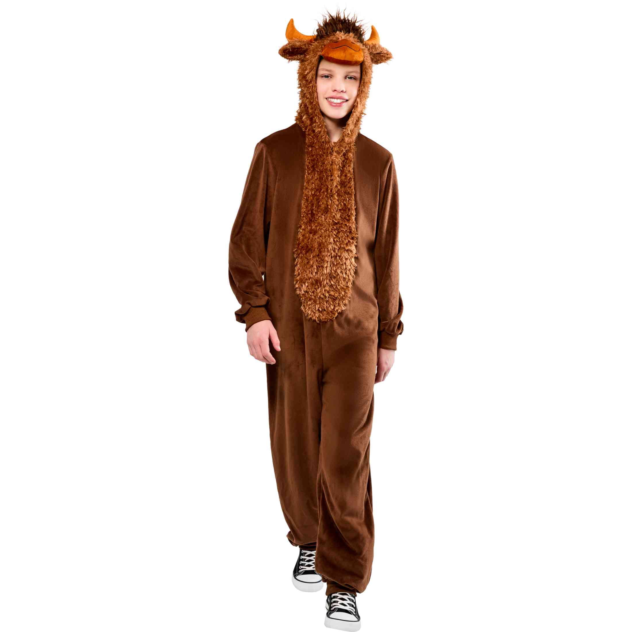Highland Cow Halloween Costume for Children, Kids Size L (10/16), by Way to Celebrate