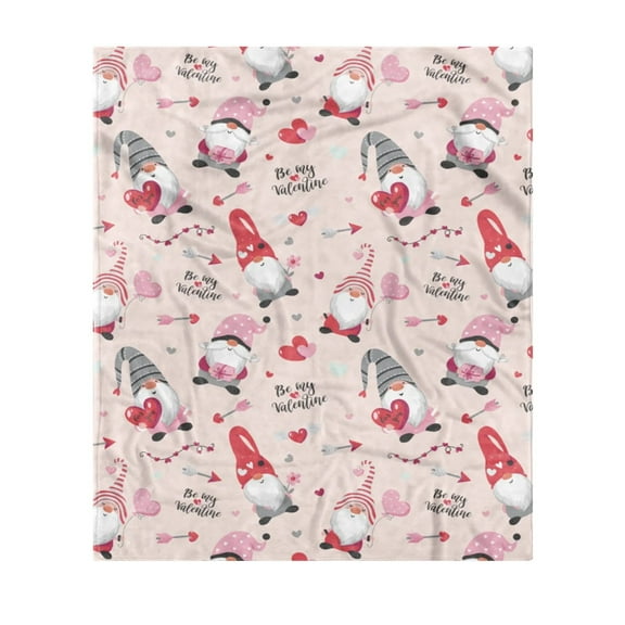 Giyblacko Blanket Valentine's Day Blanket Flannel Decorative Blanket Air Conditioning Blanket Throw Blanket