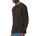 thumbnail image 2 of Gildan Ultra Cotton Long Sleeve T-Shirt for Men, Arts & Crafts, Comfortable 100% Cotton Tee, Dark Chocolate, XL, 2 of 5
