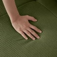 thumbnail image 3 of 113" Modern L-Shape Cloud Couch Sectional, Corduroy Upholstery Sectional Couches for Living Room,No Assembly,Green, 3 of 8