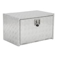 thumbnail image 1 of Heavy Duty Aluminum Diamond Plate Tool Box Chest for Pickup Truck Bed, RV, Trailer - Large Capacity Secure Storage Organizer - Lockable with Keys - Side or Underbody Mount, 1 of 7