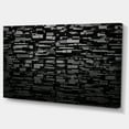 thumbnail image 1 of Designart - Black 3D Geometric Background - Abstract Canvas Art Print, 1 of 2