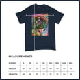 thumbnail image 5 of Tee Hunt Dean Russo Colorful Parrot T-Shirt Exotic Bird Beak Feather Men's Tee, Navy Blue, 5X-Large, 5 of 5