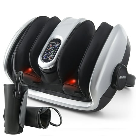 Belmint Reflexology Shiatsu Foot, Leg, Calf, and Ankle Massager, Kneading and with Rolling (Best Heated Foot Massager)
