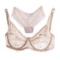 thumbnail image 2 of Sujetador de gasa de encaje de mujer empujan hacia arriba la ropa impermeable MABOTO Beige/40B, 2 of 4