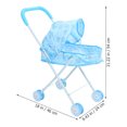 thumbnail image 2 of Doll Stroller Toy Doll Stroller Cartoon Pattern Toddlers Doll Stroller Toy Baby Doll Stroller Toy, 2 of 8