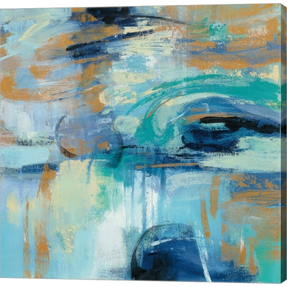 Great Art Now Sapphire Ring by Silvia Vassileva Canvas Wall Art