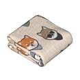thumbnail image 5 of Throw Blanket, Cute Colorful Dog Blanket, Lightweight Microfiber Fleece Throw for Couch, Sofa, Bed, 50x40inch, 5 of 7