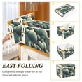 thumbnail image 4 of Flat Illustration Of Village with Trees Large Storage Bins with Linen Collapsible Lid Storage Box 16.7 x 12.6 x 11.8in, 4 of 7