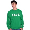 thumbnail image 5 of Love Autism Awareness Puzzle Piece Long Sleeve TShirt Men Women Brisco Brands M, 5 of 6