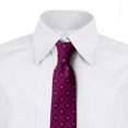 thumbnail image 3 of Men's Tie, Little Heart Motifs, 3.7", Dark Magenta Pink, by Ambesonne, 3 of 4