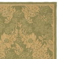thumbnail image 2 of SAFAVIEH Courtyard April Damask Indoor/Outdoor Runner Rug, 2'3" x 6'7", Green/Natural, 2 of 2