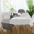 thumbnail image 3 of Yayeee Tablecloths 54" x 72" Rectangle Wrinkle Resistant Party Table Cover, Black Cute Cat, 3 of 8