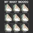 thumbnail image 2 of Mens Snow White and the Seven Dwarfs Sleepy My Many Moods T Shirt, 2 of 5